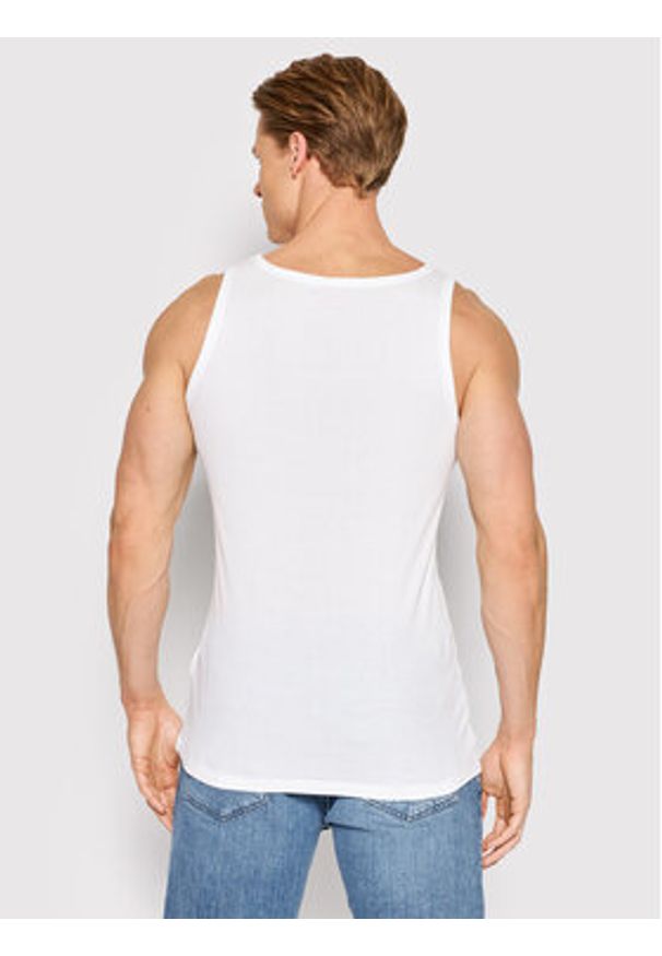 Hugo - HUGO Komplet tank topów 50469778 Biały Slim Fit. Kolor: biały. Materiał: bawełna