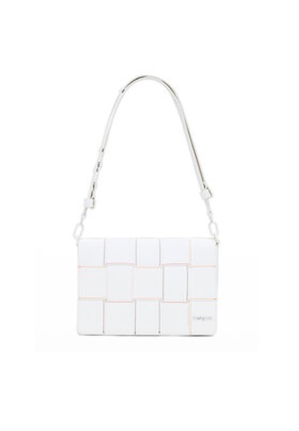 Desigual Torebka Yoko Blacno 25SAXPAQ Biały. Kolor: biały. Materiał: skórzane