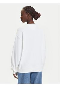 Tommy Jeans Bluza Gradient Flag DW0DW21396 Biały Relaxed Fit. Kolor: biały. Materiał: bawełna. Wzór: gradientowy