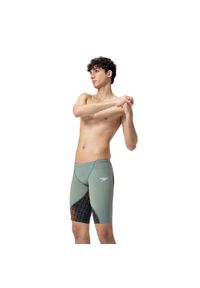 Strój pływacki startowy Męski Speedo Lzr Ignite. Kolor: zielony, pomarańczowy, wielokolorowy