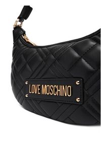 Love Moschino - LOVE MOSCHINO Torebka JC4110PP0NLA0000 Czarny. Kolor: czarny. Materiał: skórzane