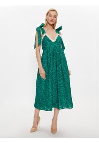 Custommade Sukienka koktajlowa 999396475 Zielony Regular Fit. Kolor: zielony. Materiał: syntetyk. Styl: wizytowy #1