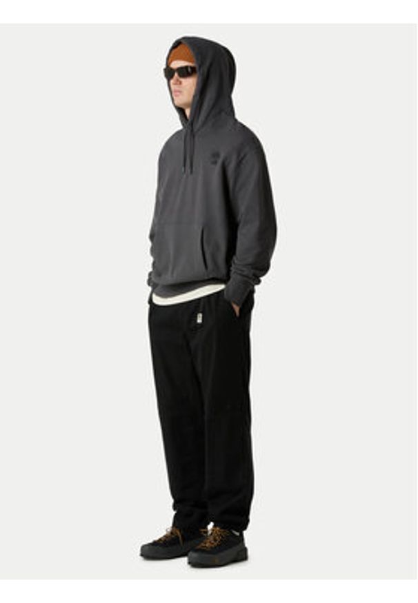 The North Face Bluza Powder Days NF0A8E4G Szary Relaxed Fit. Kolor: szary. Materiał: bawełna