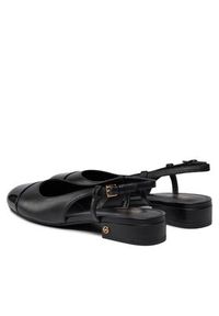 MICHAEL Michael Kors Baleriny Perla Flex Sling Flat 40R4PLFP1L Czarny. Kolor: czarny. Materiał: skóra #3