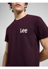 Lee - MESKA KOSZULKA LEE MEDIUM WOBBLY LEE TEE DEEP WINE 112370506 #3