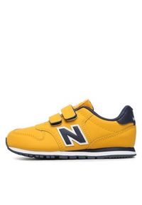 New Balance Sneakersy PV500VG1 Żółty. Kolor: żółty. Materiał: skóra #3