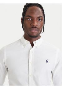 Polo Ralph Lauren Koszula Classics 710736557 Biały Slim Fit. Typ kołnierza: polo. Kolor: biały. Materiał: bawełna #2