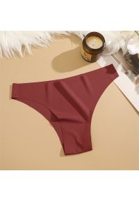 Intica - Figi bezszwowe niewidoczne pod ubraniem Ghazala. Kolor: czerwony. Materiał: materiał, skóra