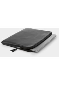 Etui Trunk Leather Sleeve do MacBook 14'' (black). Materiał: mikrofibra, skóra. Styl: biznesowy, elegancki #5