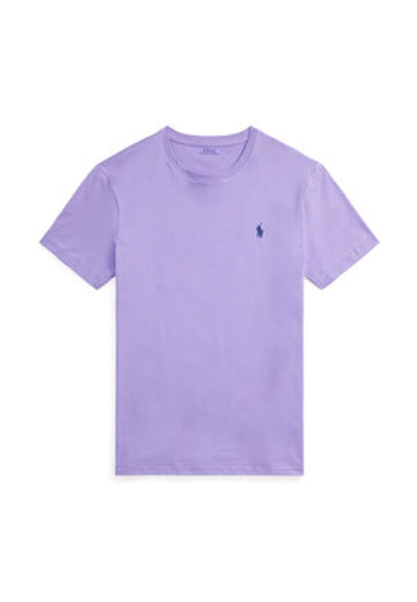 Polo Ralph Lauren T-Shirt 710671438434 Fioletowy Custom Slim Fit. Typ kołnierza: polo. Kolor: fioletowy. Materiał: bawełna