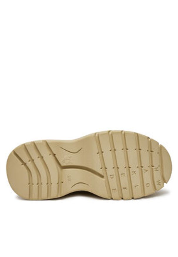 Naked Wolfe Sneakersy Sinner Beżowy. Kolor: beżowy. Materiał: nubuk, skóra