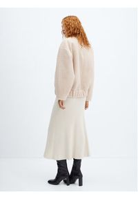 mango - Mango Kurtka przejściowa Sugar 57065988 Écru Oversize. Materiał: syntetyk #3