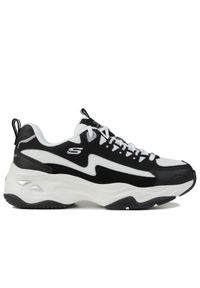 skechers - Buty damskie sportowe Skechers D LITES 4.0. Kolor: czarny, biały, wielokolorowy
