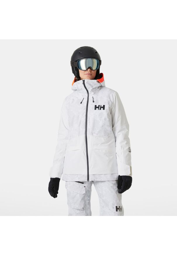 Damska kurtka narciarska Helly Hansen Powchaser 2.0. Kolor: szary. Sezon: zima. Sport: narciarstwo