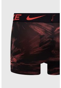 Nike bokserki 3-pack męskie kolor czerwony. Kolor: czerwony. Materiał: tkanina, włókno, skóra #5