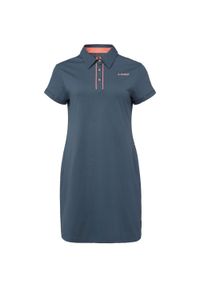 WOMEN'S HEALTH - Sukienka damska Loap Barda - niebieska z fluorescencyjnym pomarańczem, rozmiar L. Kolor: różowy, niebieski, wielokolorowy, pomarańczowy. Typ sukienki: sportowe. Styl: sportowy #1