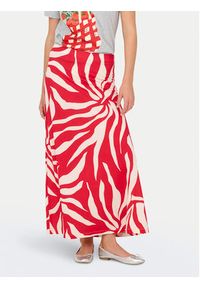 only - ONLY Spódnica maxi Chigo Sakura 15366894 Czerwony Regular Fit. Kolor: czerwony. Materiał: syntetyk #2