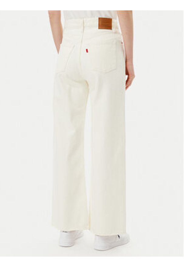 Levi's® Jeansy Ribcage A6081-0009 Écru Wide Leg