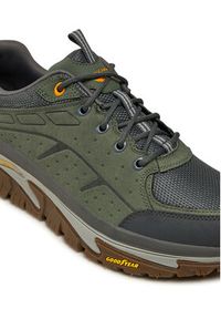 skechers - Skechers Sneakersy Arch Fit Road Walker 237488/GRN Szary. Kolor: szary. Materiał: skóra #5