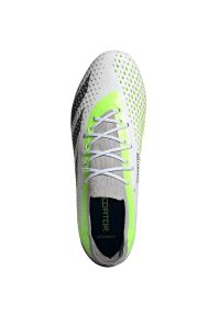 Adidas - Buty piłkarskie adidas Predator Accuracy.1 Low Sg IF2292 białe. Zapięcie: sznurówki. Kolor: biały. Materiał: materiał, guma. Szerokość cholewki: normalna. Sport: piłka nożna #9