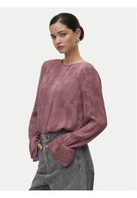 Vero Moda Bluzka Mishi 10335512 Różowy Regular Fit. Kolor: różowy. Materiał: syntetyk #1