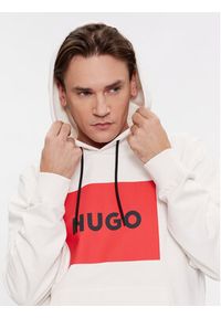 Hugo Bluza Duratschi223 50473168 Biały Regular Fit. Kolor: biały. Materiał: bawełna #4