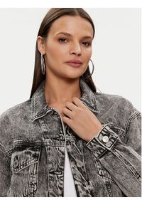 Guess Kurtka jeansowa Clarette W4RN62 D56B3 Szary Regular Fit. Kolor: szary. Materiał: bawełna #6