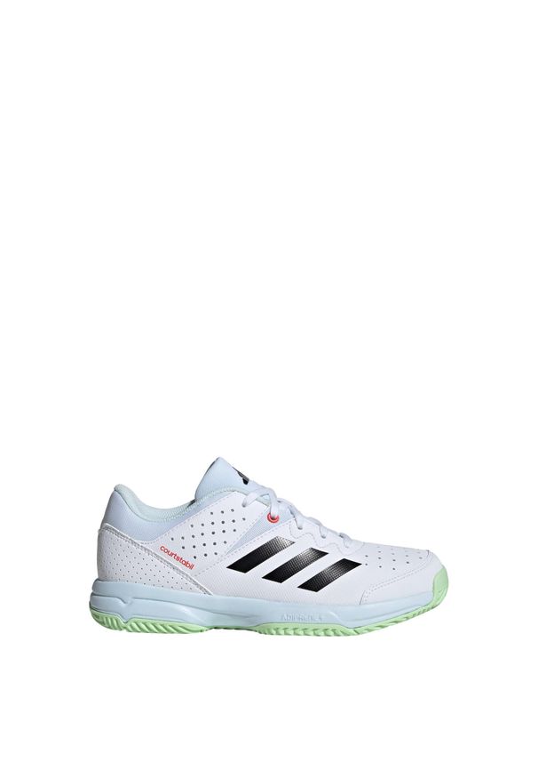 Adidas - Court Stabil Shoes. Kolor: czarny, biały, zielony, wielokolorowy