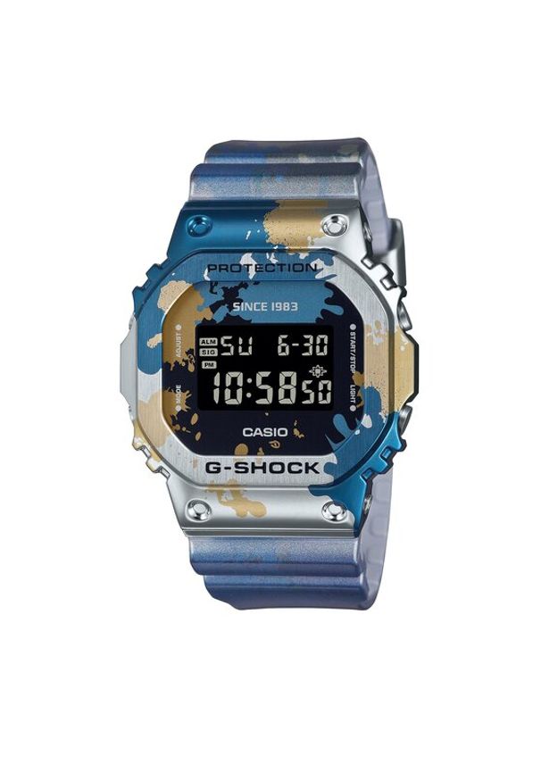 G-Shock Zegarek Street Spirit GM-5600SS-1ER Niebieski. Kolor: niebieski. Styl: street