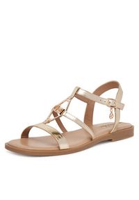 MEXX Sandały MX/023C-EST Złoty. Kolor: złoty. Materiał: skóra #6