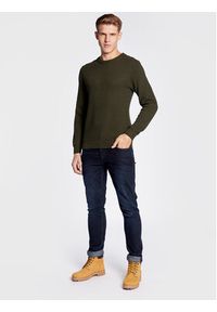 !SOLID - Solid Sweter 21107143 Zielony Regular Fit. Kolor: zielony. Materiał: bawełna #4