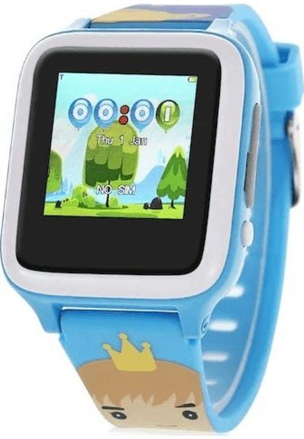 Smartwatch GSM City X02S Niebieski (1000000115185). Rodzaj zegarka: smartwatch. Kolor: niebieski
