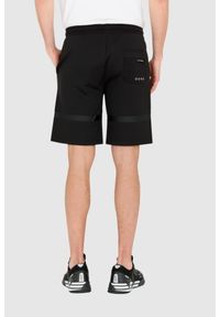 La Martina - LA MARTINA Czarne męskie szorty Regular Fit, Rozmiar XL. Kolor: czarny. Materiał: poliester #7
