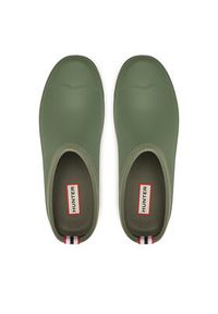Hunter Klapki WFF1002RMA Khaki. Kolor: brązowy. Materiał: guma
