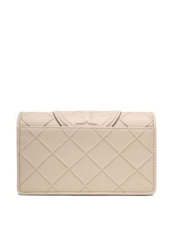Tory Burch Torebka Fleming Soft Chain Wallet 138853 Beżowy. Kolor: beżowy. Materiał: skórzane