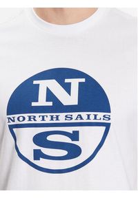 North Sails T-Shirt 692837 Biały Regular Fit. Kolor: biały. Materiał: bawełna