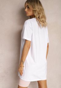 Renee - Biały Klasyczny T-shirt z Bawełny z Kieszonką Lattia. Okazja: do pracy. Kolor: biały. Materiał: bawełna. Styl: klasyczny #4