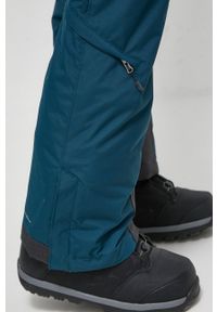 columbia - Columbia spodnie kolor zielony. Kolor: turkusowy. Materiał: puch. Technologia: Omni-Heat (Columbia). Sezon: zima. Sport: narciarstwo, snowboard #5