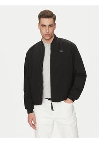 Lacoste Kurtka bomber BH8904 Czarny Regular Fit. Kolor: czarny. Materiał: syntetyk