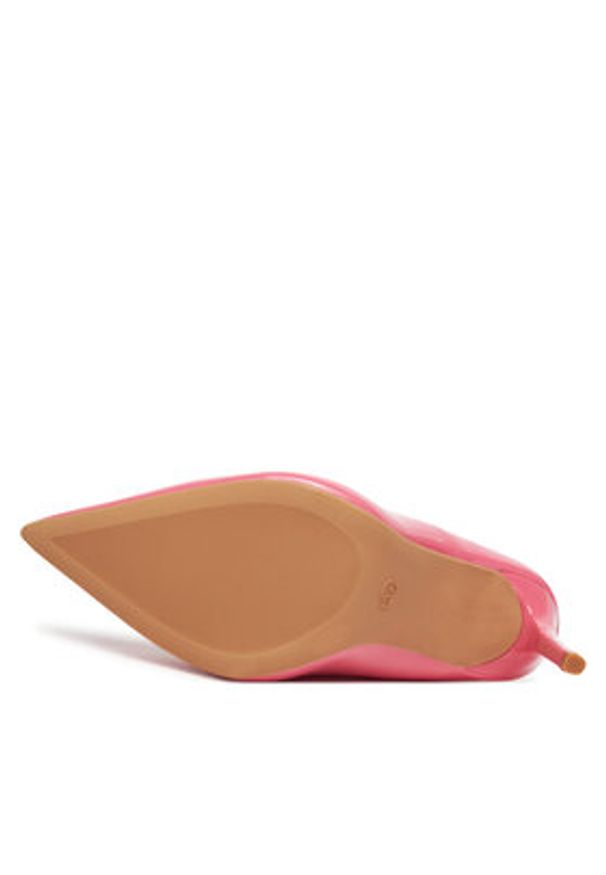 DeeZee Szpilki AS2288-11 Różowy. Kolor: różowy. Materiał: skóra. Obcas: na szpilce