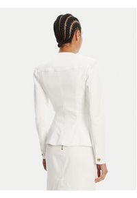 Versace Jeans Couture Sukienka koktajlowa 78HAO951 Biały Slim Fit. Kolor: biały. Materiał: bawełna. Styl: wizytowy #4
