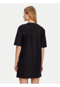 Max Mara Leisure Sukienka jeansowa 2516621017650 Granatowy Regular Fit. Kolor: niebieski. Materiał: syntetyk, bawełna