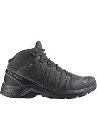 salomon - Buty trekkingowe męskie Salomon X-adventure Recon Mid Gtx. Kolor: czarny. Materiał: materiał, syntetyk. Szerokość cholewki: normalna