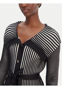 Liu Jo Sport Kardigan TA6116 MS55N Czarny Regular Fit. Kolor: czarny. Materiał: syntetyk. Styl: sportowy #5