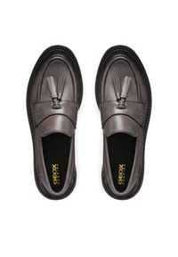 Geox Loafersy D Serilda D46WYH 00043 C6029 Brązowy. Kolor: brązowy. Materiał: skóra