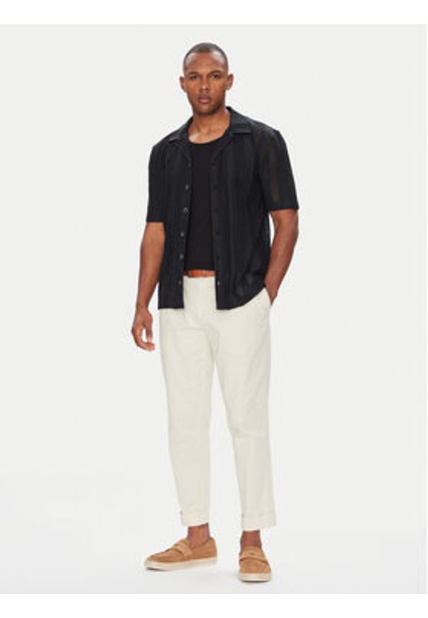 Baldessarini Koszula B4 10058.5266 Czarny Regular Fit. Kolor: czarny. Materiał: bawełna