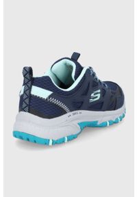 skechers - Skechers buty Hillcrest-Pure Escapade damskie kolor granatowy. Nosek buta: okrągły. Zapięcie: sznurówki. Kolor: niebieski. Materiał: guma #4