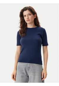 GAP - Gap T-Shirt 679172-02 Granatowy Stretch Fit. Kolor: niebieski. Materiał: bawełna #1