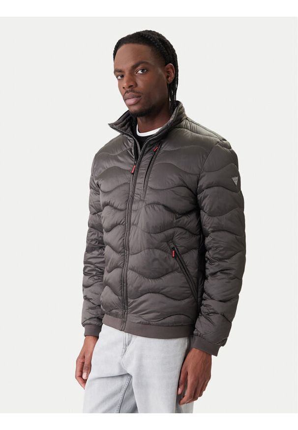 Guess Kurtka przejściowa M6RL0M WDQ52 Szary Regular Fit. Kolor: szary. Materiał: syntetyk