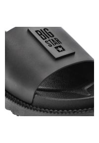 Big-Star - Czarne Klapki Big Star Modne Buty Na Lato. Okazja: na co dzień. Kolor: czarny. Materiał: skóra, guma, materiał, syntetyk. Sezon: lato. Styl: casual, klasyczny, sportowy #4